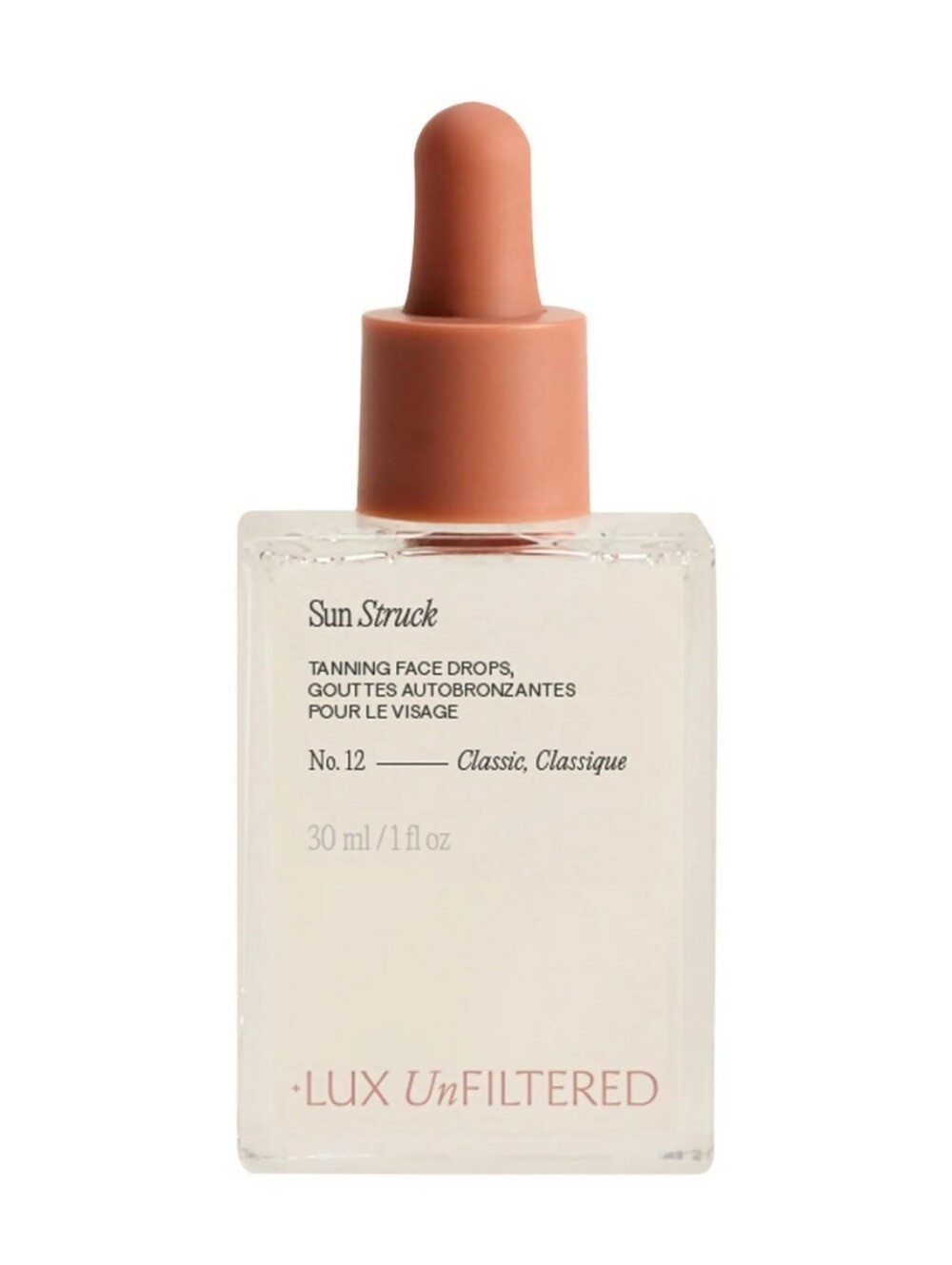Lux Unfiltered FIRE! NIB! Sunstruck Self Tanning Face Drops in 30ml/1oz. R2S!